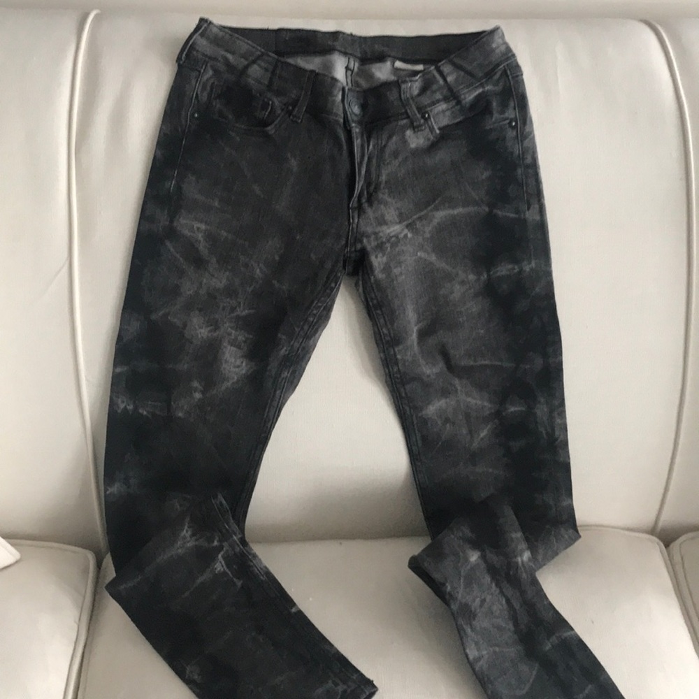 H&M tye dyed skinny jeans